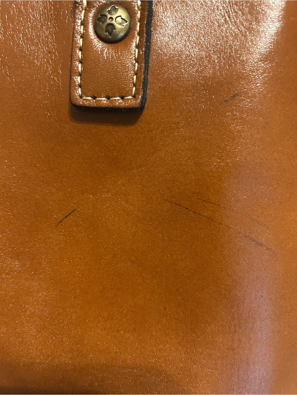NEW Patricia Nash Heritage Angela Convertible Cross Body‎ Satchel Brown Leather - Picture 12 of 12